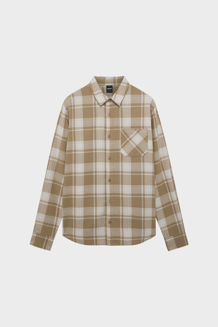 Сорочка PODIUM PLAID LS FLANNEL бежева