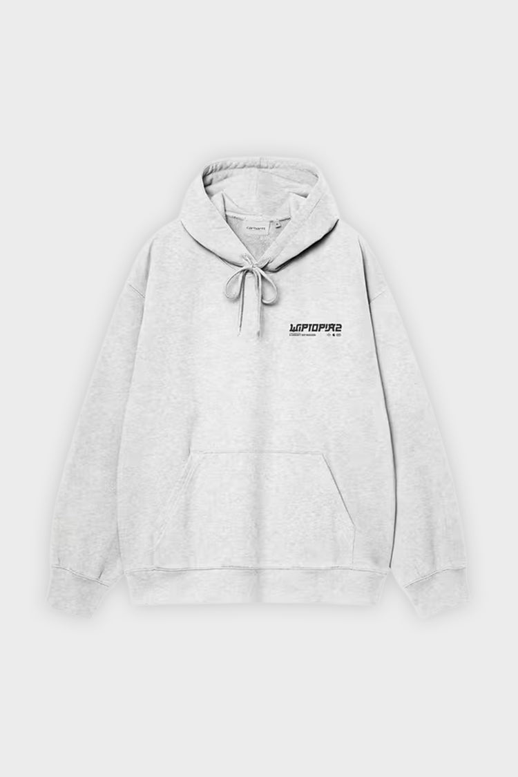 Худі HOODED WIPTOPIA II SWEAT сіре