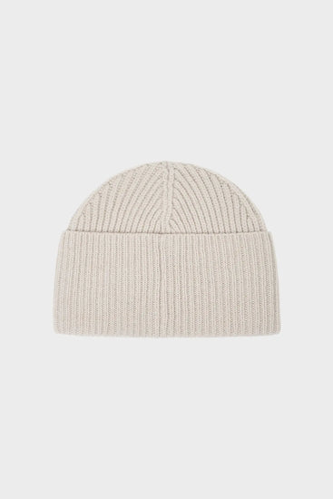Шапка ELLIPSE RIBBED BEANIE бежева Фото 2