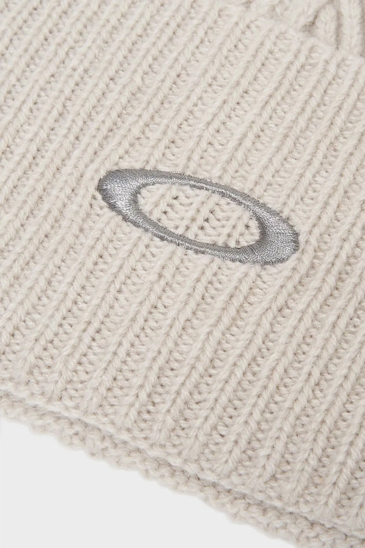 Шапка ELLIPSE RIBBED BEANIE бежева