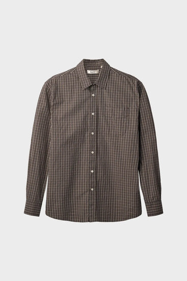 Сорочка SCOUT POPLIN RELAXED FIT SHIRT коричнева Photo 1