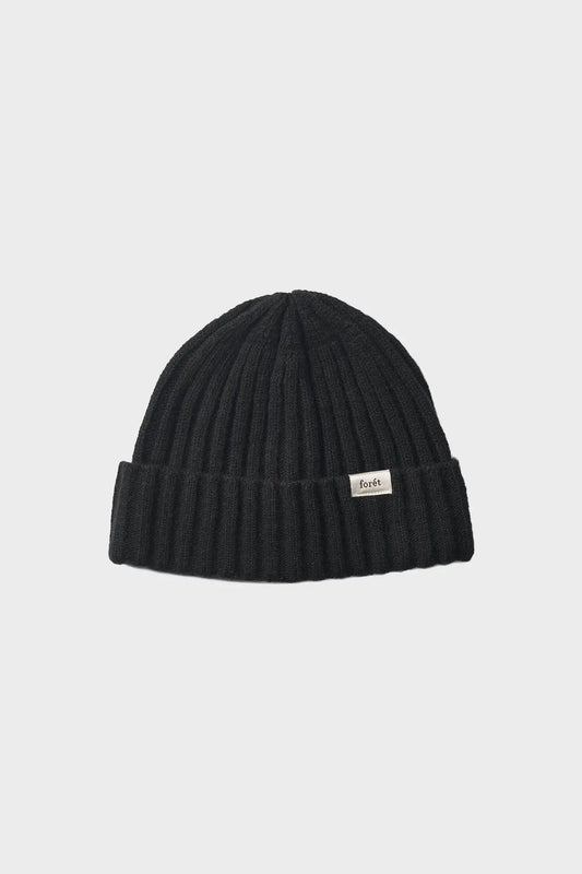 Шапка RELAX RIB LAMBSWOOL BEANIE чорна