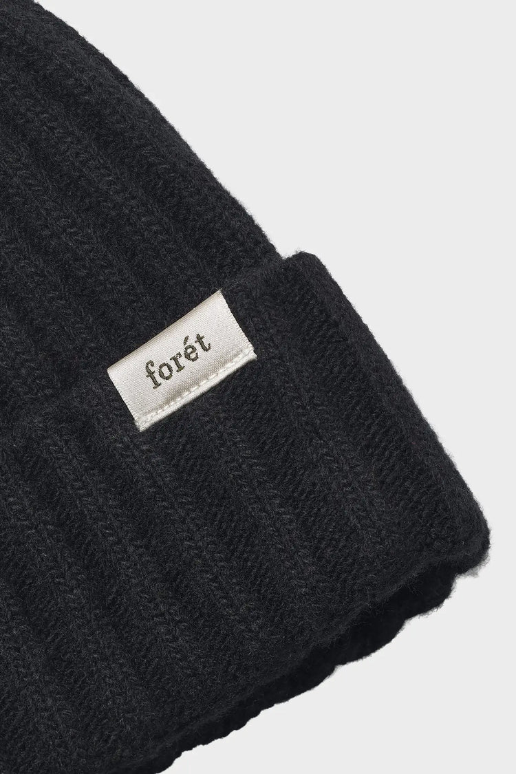Шапка RELAX RIB LAMBSWOOL BEANIE чорна