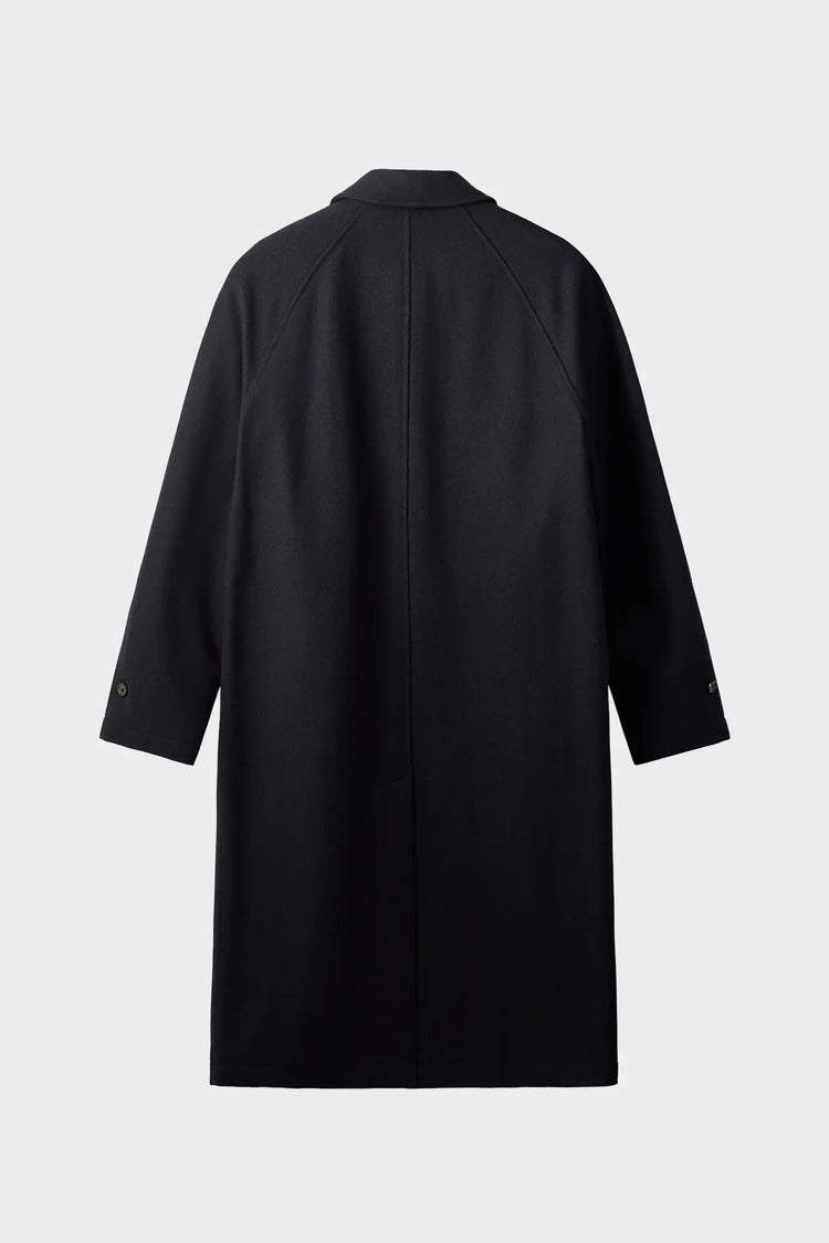 Плащ PINE WOOL COAT темно-синій
