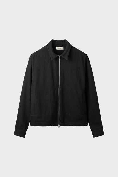 Куртка RAVEN WOOL ZIP OVERSHIRT чорна