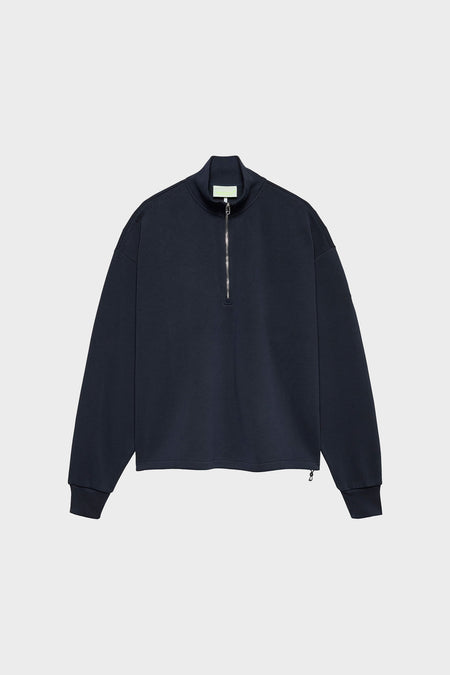 Кардиган PLATE HALF-ZIP NIGHT чорний