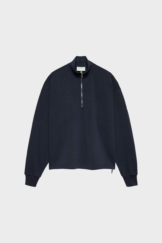 Кардиган PLATE HALF-ZIP NIGHT чорний