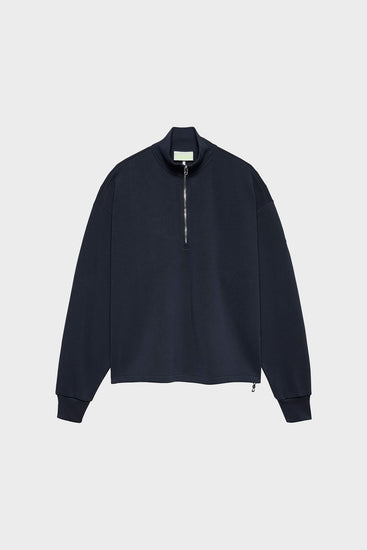 Кардиган PLATE HALF-ZIP NIGHT чорний Фото 1