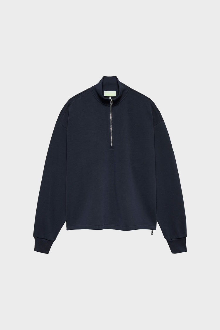 Кардиган PLATE HALF-ZIP NIGHT чорний