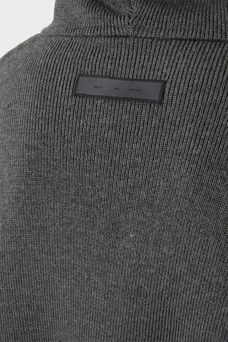 Зіп-худі LAMPI KNIT темно-сірий