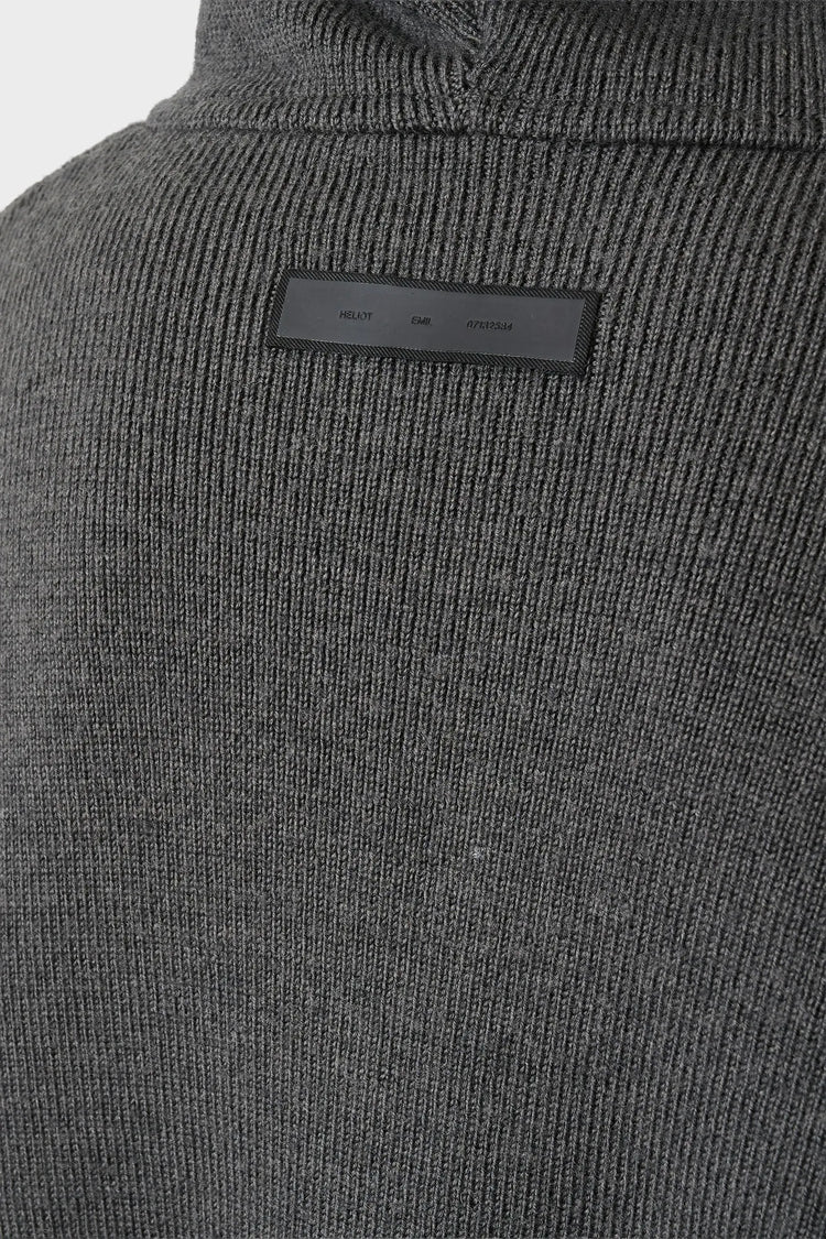 Зіп-худі LAMPI KNIT темно-сірий