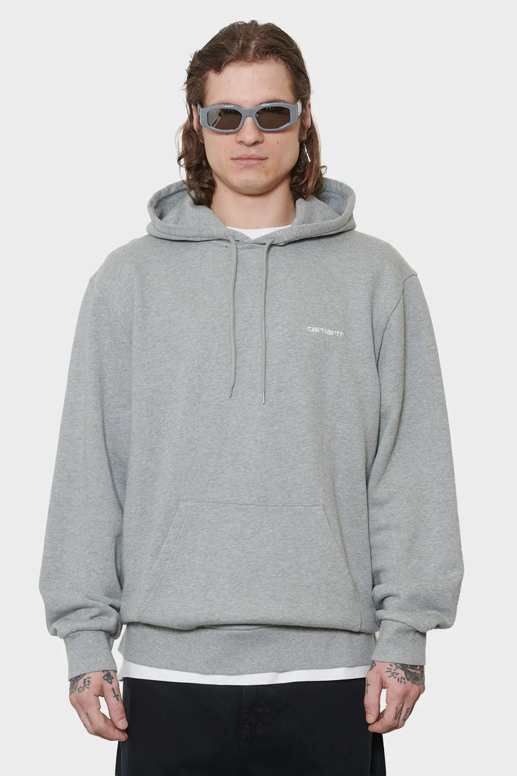 men#@Худі HOODED SCRIPT сірий