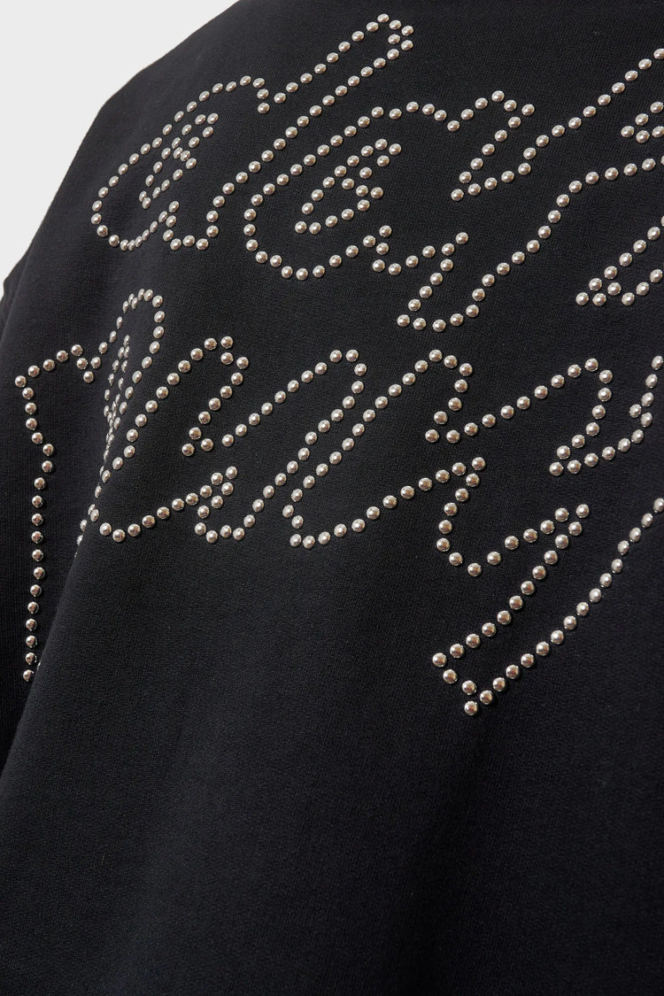 Худі LUCKY STUDDED чорний