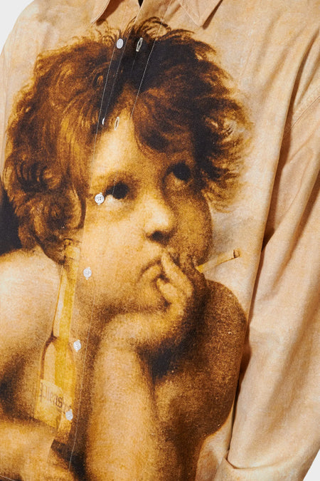 Сорочка CHERUB BUTTON UP бежева