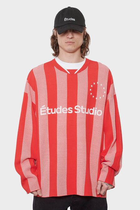 men#@Джерсі SOCCER LS STRIPED червоне