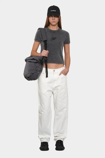 women#@Футболка MONOGRAM SLIM темно-сіра