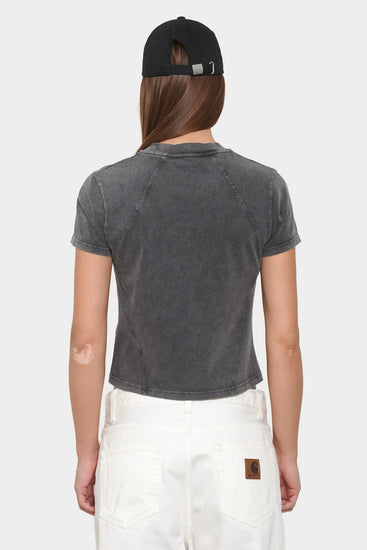 women#@Футболка MONOGRAM SLIM темно-сіра