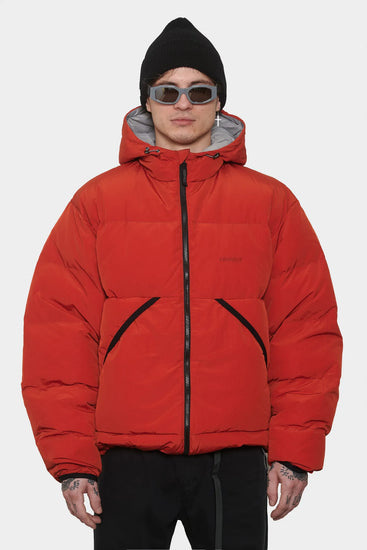 men#@Пуховик DOWN PUFFER HOODED червоний