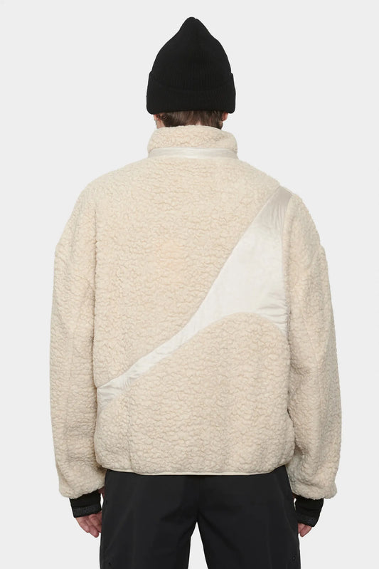 men#@Флісова куртка  ZONAL FLEECE біла