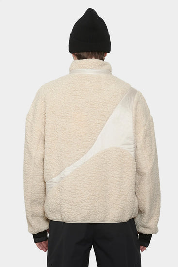 men#@Флісова куртка  ZONAL FLEECE біла