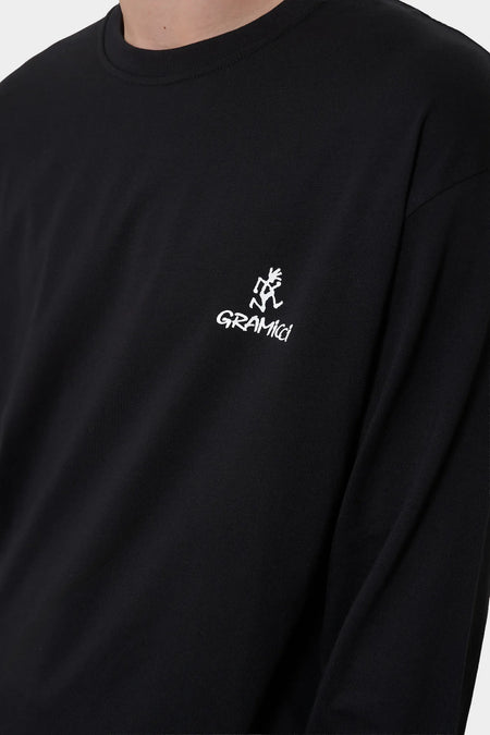 Лонгслів ONE POINT LOGO чорний