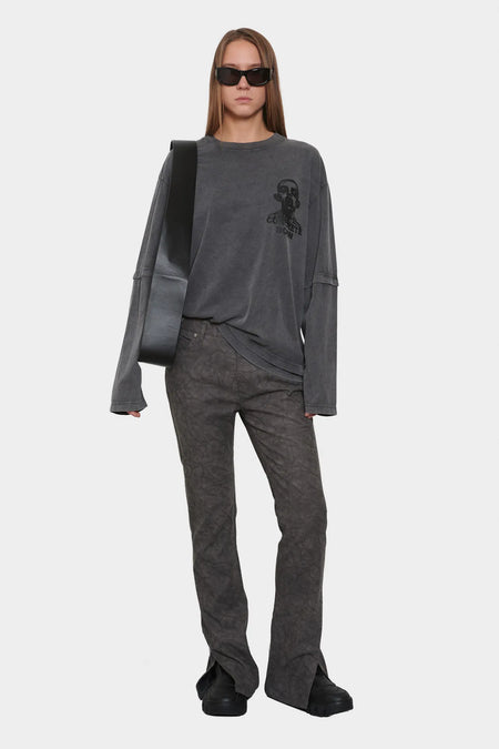 women#@Лонгслів CONCRETE BOY темно-сірий