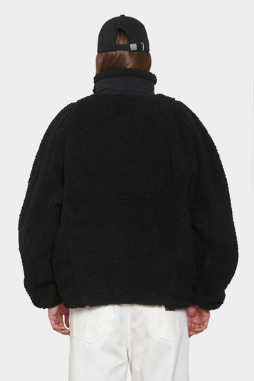 women#@Флісова куртка FLEECE JACKET чорна