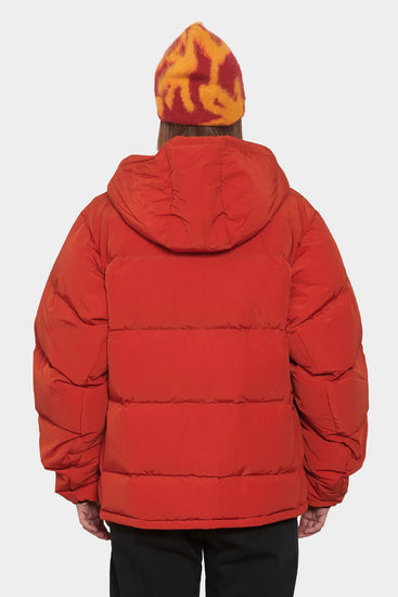 women#@Пуховик DOWN PUFFER HOODED червоний