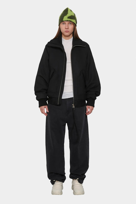 women#@Бомбер WOOL BOMBER чорний