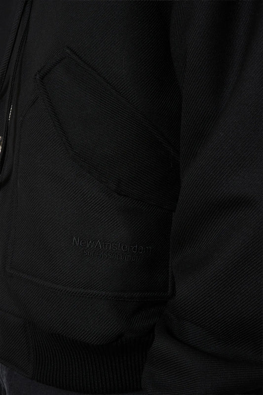 Бомбер WOOL BOMBER чорний