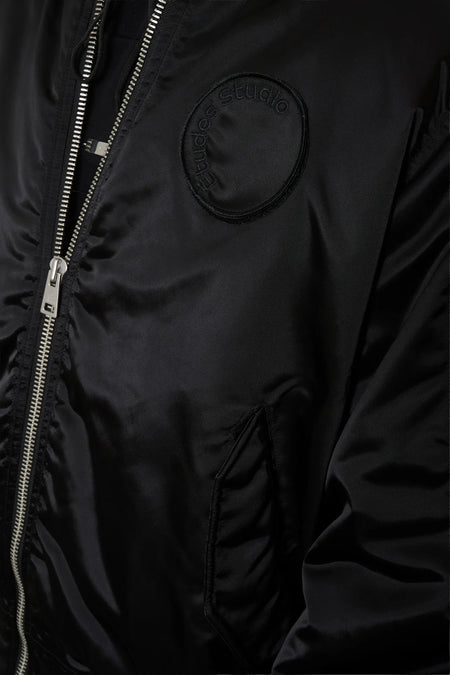 Куртка NYLON BOMBER чорна