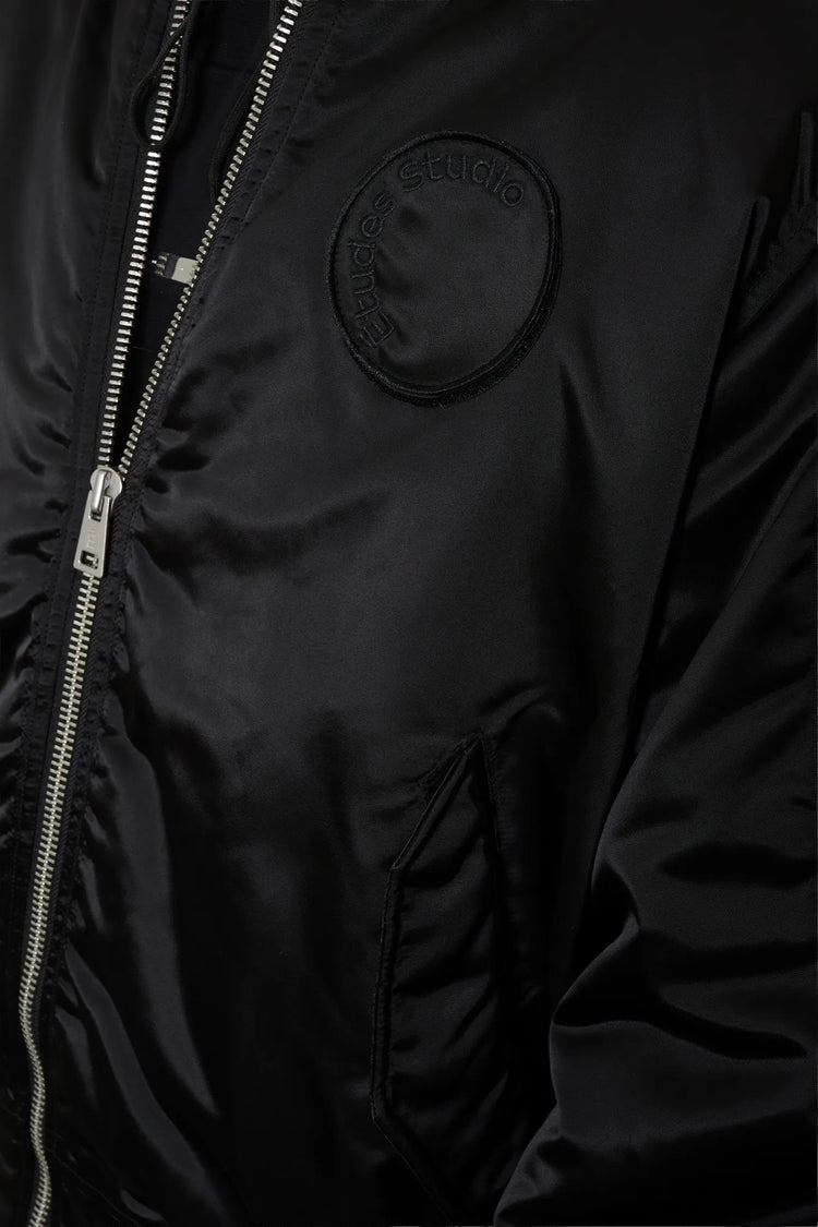 Куртка NYLON BOMBER чорна