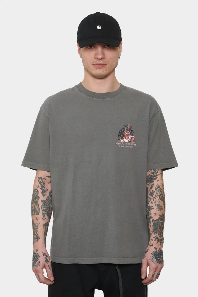 men#@Футболка BUFFET сіра