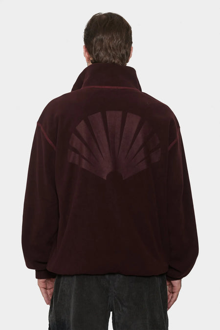 men#@Куртка FLEECE HALF ZIP червона