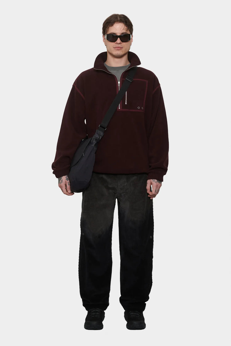 men#@Куртка FLEECE HALF ZIP червона