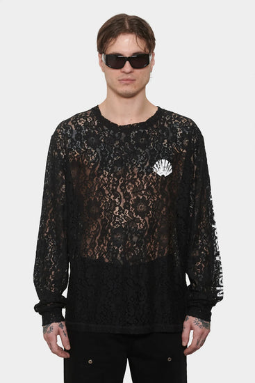 men#@Лонгслів LACE LOGO чорний