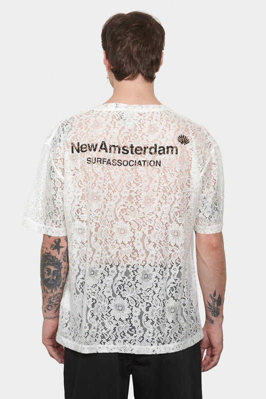 men#@Футболка LACE LOGO біла