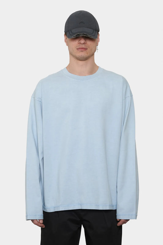 men#@Лонгслів LOGO LINE блакитний