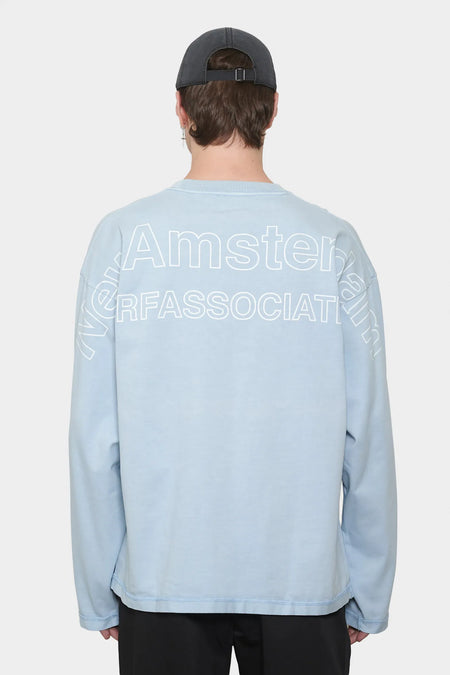 men#@Лонгслів LOGO LINE блакитний