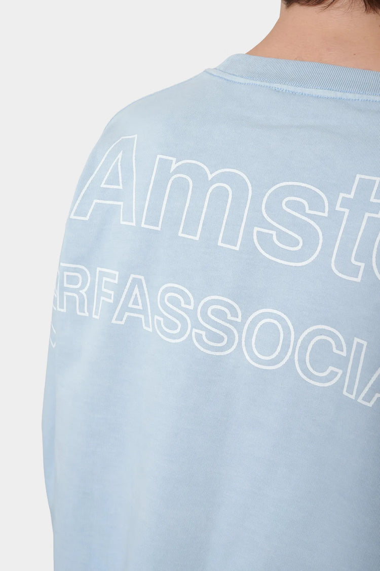 Лонгслів LOGO LINE блакитний