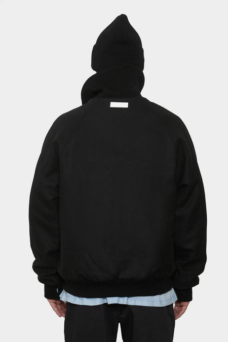 men#@Бомбер WOOL BOMBER чорний