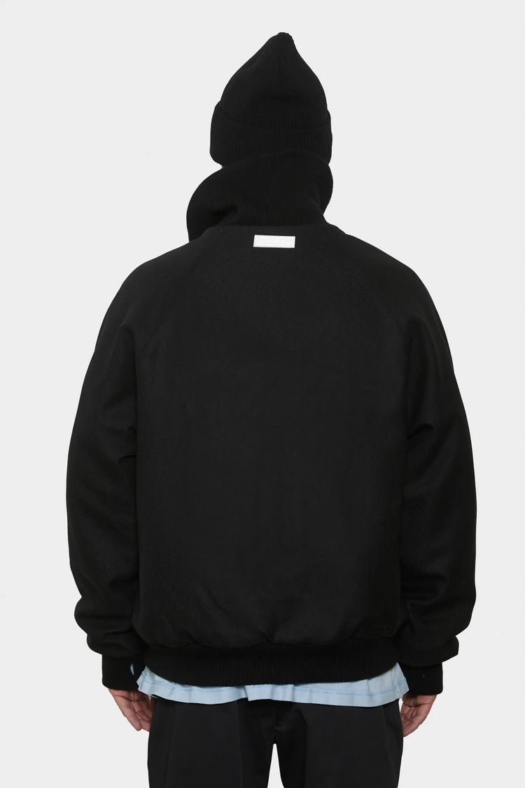 men#@Бомбер WOOL BOMBER чорний