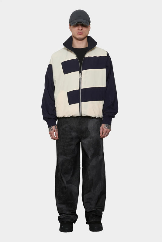 men#@Куртка TRACKSUIT JACKET біло-синя