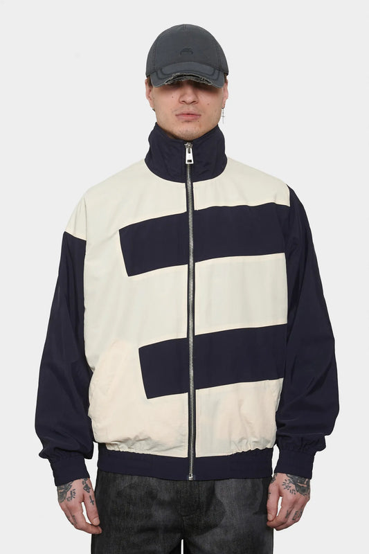 men#@Куртка TRACKSUIT JACKET біло-синя