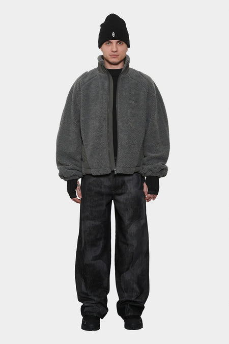 men#@Куртка FLEECE JACKET сіра