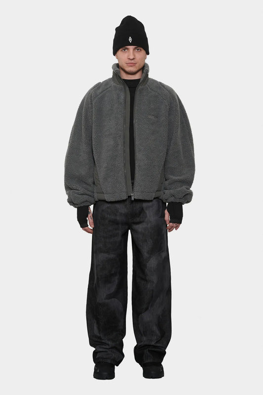 men#@Куртка FLEECE JACKET сіра