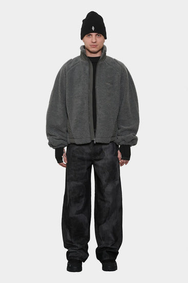 men#@Куртка FLEECE JACKET сіра