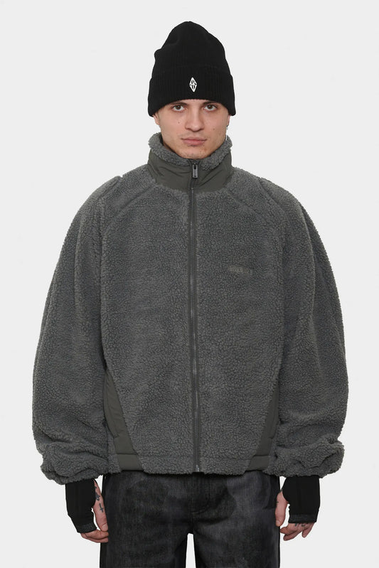 men#@Куртка FLEECE JACKET сіра