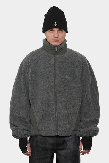men#@Куртка FLEECE JACKET сіра