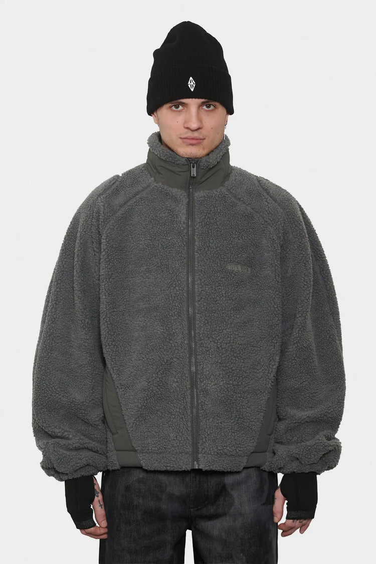 men#@Куртка FLEECE JACKET сіра